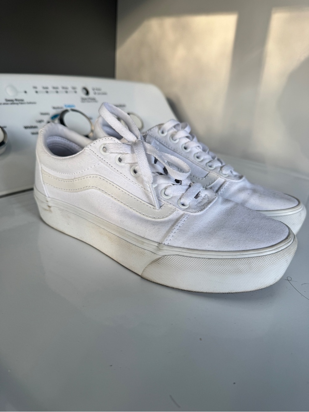 White platform vans - Picture 8 of 8
